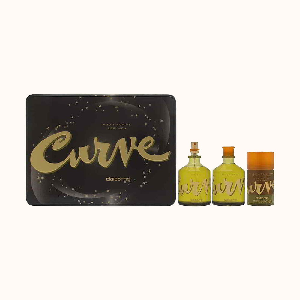 Curve by Liz Claiborne 1 oz / 30 g Men's Daily Deodorant Stick (Pack of 3)