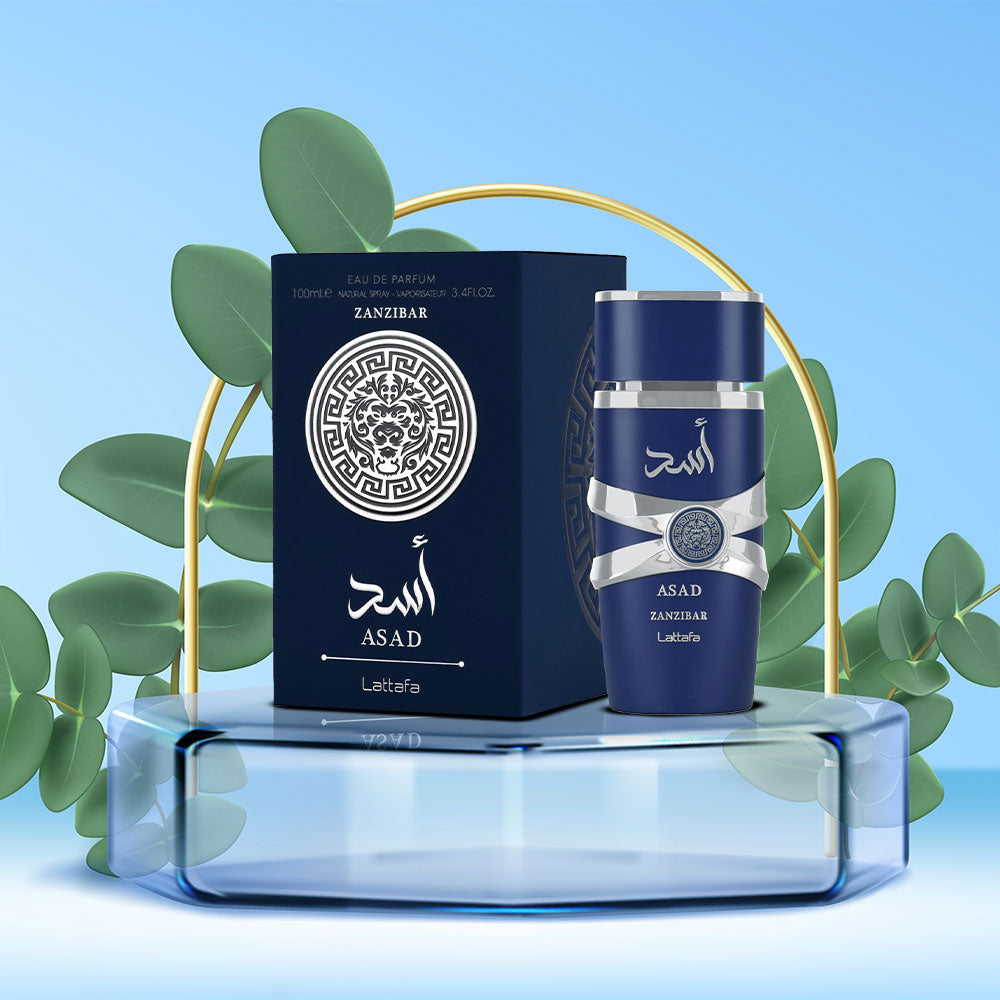 Lattafa Asad Zanzibar 3.4 oz / 100 ml Eau de Parfum Spray for Men